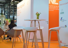 Mariska Dreschler of GreenTech in conversation at the Holland Pavilion